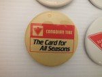 Set of 7 Vintage Canadian Tire Pin Badges