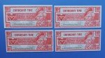 4 Vintage Canadian Tire 10 Cent Notes