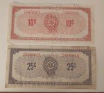 Set of 4 Vintage Canadian Tire Coupons 3-25 Cents