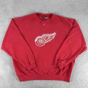 Vintage Detroit Red Wings Nike Crewneck Sweatshirt