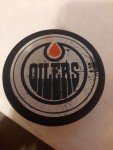 1980s Edmonton Oilers NHL Vintage Puck