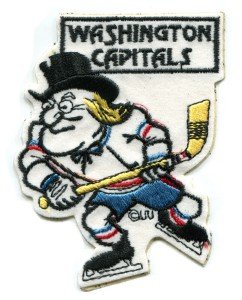 1970s Washington Capitals Cartoon Team Logo Patch