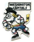 1970s Washington Capitals Cartoon Team Logo Patch