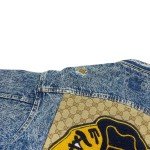 Custom Acid Wash Levi’s Chicago Blackhawks Jacket