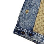 Custom Acid Wash Levi’s Chicago Blackhawks Jacket