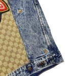 Custom Acid Wash Levi’s Chicago Blackhawks Jacket