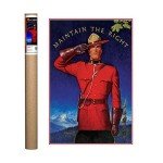 RCMP Maintain The Right Vintage Poster 24x36