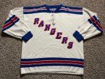 90s Vintage New York Rangers Knit Sweater XL