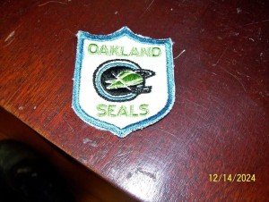 1970's Oakland Seals NHL Vintage Crest Patch