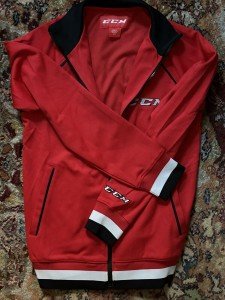 Vintage CCM Hockey Track Jacket, Unisex Size S