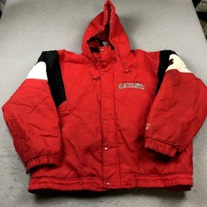 Vintage Chicago Blackhawks Red Puffer Jacket