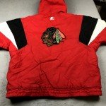 Vintage Chicago Blackhawks Red Puffer Jacket