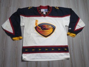 Vintage CCM NHL Atlanta Thrashers White Jersey