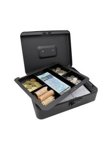 Extra-Large Vintage Cash Box with Coin Tray