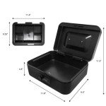 Extra-Large Vintage Cash Box with Coin Tray