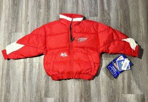 Detroit Red Wings Vintage Youth Puffer Jacket