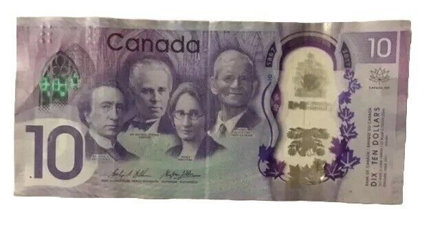 Vintage Canada $10 Bill 1867-2017 Rare Currency