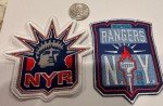 New York Rangers Vintage Embroidered Iron-On Patches