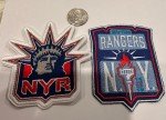 New York Rangers Vintage Embroidered Iron-On Patches