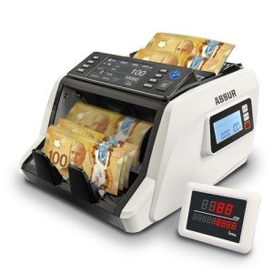 Canadian Vintage Money Counter with Multi-Currency Detection