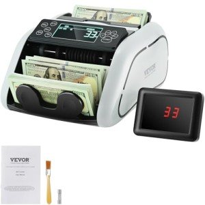 VEVOR Vintage Bill Counter Machine with Detection Features