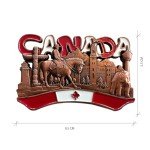 Canadian Souvenir Fridge Magnet – Iconic Landmarks Design