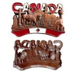 Canadian Souvenir Fridge Magnet – Iconic Landmarks Design