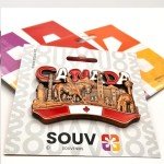 Canadian Souvenir Fridge Magnet – Iconic Landmarks Design