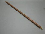 Antique Solid Brass Handle Wooden Walking Stick Cane