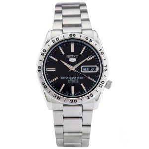 Seiko Men's Vintage Automatic Watch - Black Dial