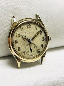 Vintage Bulova 10K Military Watch for Men