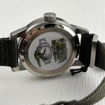 Vintage Bulova Military Hack Watch Black Dial