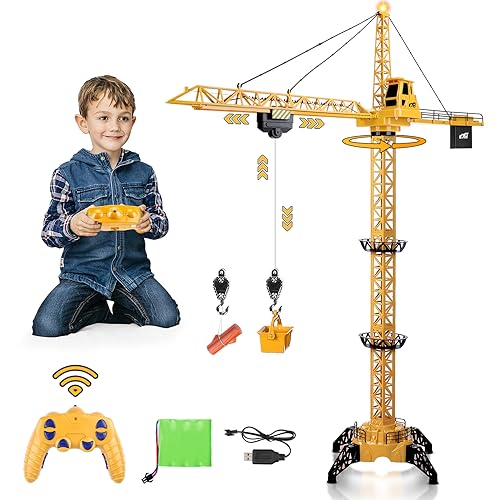deAO RC Crane Toy: Ideal Kids' Gift for Ages 4-8