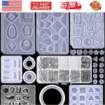 Jewelry Resin Mold Kit with 678 Pieces