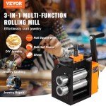 VEVOR 76mm Multifunctional Jewelry Rolling Mill