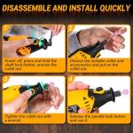 DEKOPRO Mini Rotary Tool Kit for Metalworking
