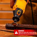 DEKOPRO Mini Rotary Tool Kit for Metalworking