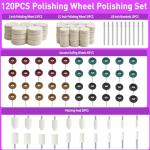 116-Piece Polishing Wheel Set for Dremel Tools