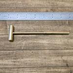 3oz Solid Brass Planishing Hammer for Jewelers