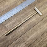 3oz Solid Brass Planishing Hammer for Jewelers