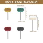50-Piece Metal Polishing Wheel Burr Set for Dremel