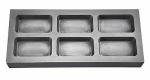 10 oz Rectangular Gold Graphite Ingot Mold