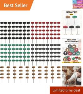 200 Count 1" Abrasive Buffing Wheels for Polishing