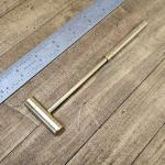 Brass Planishing Hammer for Jewelers and Metalsmiths