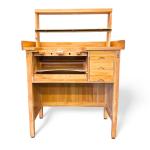 Solid Wood Jeweler's Workbench with Tool Storage