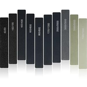 20 Pcs Sanding Sticks for Metal and Wood