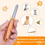 Durable Metal Pet Nail File for Smooth Shaping