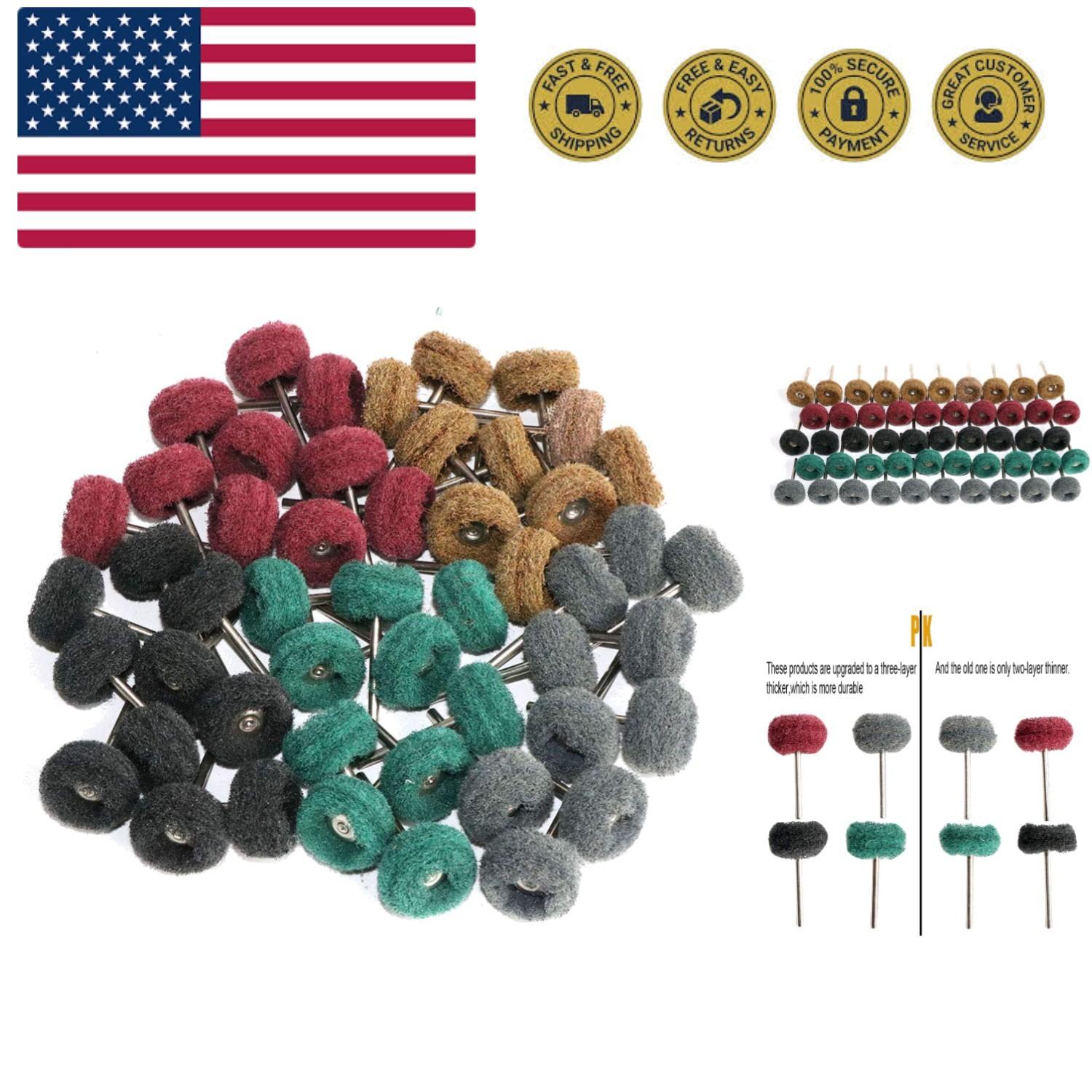 50PC Polishing Wheel Set for Rotary Tool