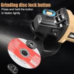 Shieldpro Cordless Angle Grinder with 3 Speeds