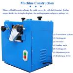 Laboratory Three Roll Grinding Mill for Pigments